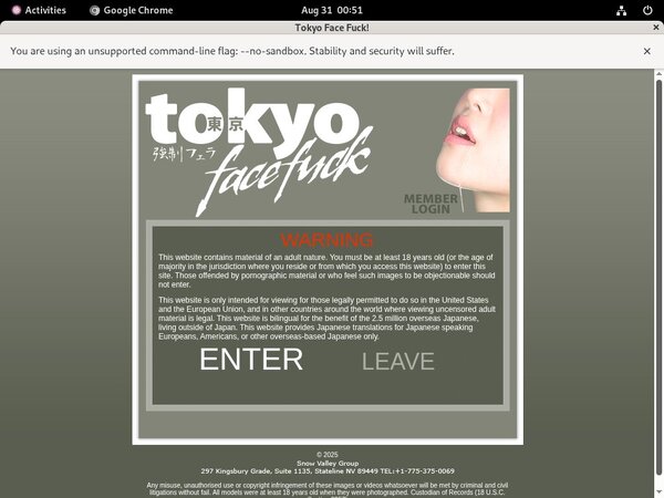 Tokyo Face Fuck Twitter