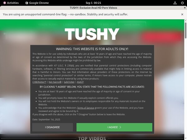 Tushy New Video