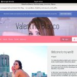 Valentinabiancox.com Premium Membership