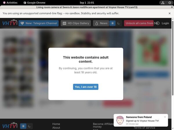 Voyeur-house.tv Full Account
