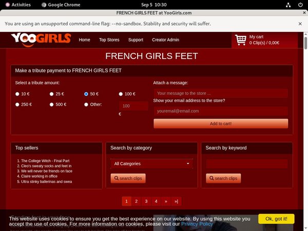 Free FRENCHGIRLSFEET Membership Account Free FRENCHGIRLSFEET Membership Account