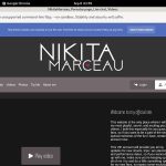 Nikitamarceau.modelcentro.com Sex Pics