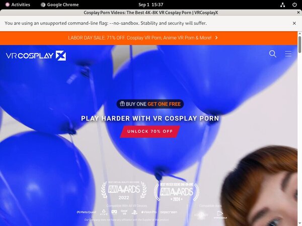 Join VR Cosplay X