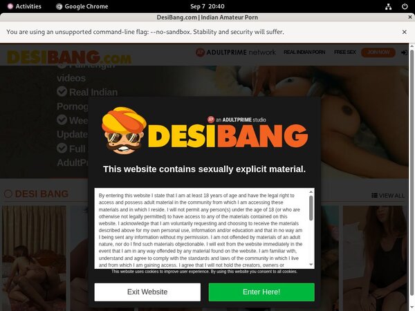 Get Desi Bang Password